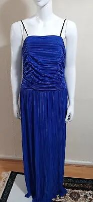 £22 • Buy After Six By Ronald Joyce London Royal Blue Long Dress UK 16 Occasion  Evening