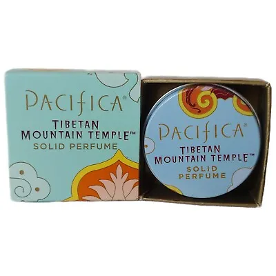 Pacifica Tibetan Mountain Temple Solid Perfume 0.33oz Round Tin Brand New In Box • $189.99