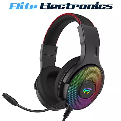 Havit H2028U RGB 7.1 USB Surround Sound Microphone Gaming Headset Headphone • $54.85