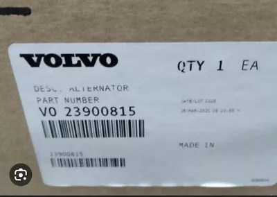 23900815 Genuine Volvo Alternator • $100