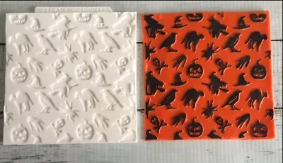 £10 • Buy Silicone Texture Mat  Mould Halloween,spider, Witch, Cat  Ellam Sugarcraft M209