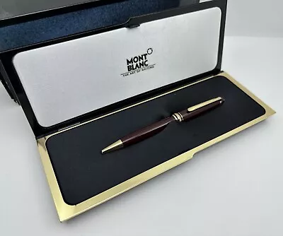 Montblanc Meisterstuck Classique No. 164R Burgundy Gold Plated Ballpoint Pen • $195