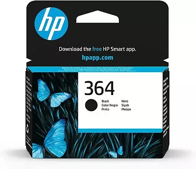 Genuine HP 364 Black Ink Cartridge CB316EE (VAT Included) - Free P+P/SEALED • £12.95