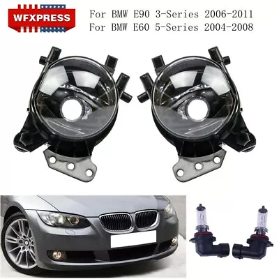 New Pair Of Fog Lights For BMW E60 E61 5 Series 04-07 & E90 E91 3 Series 06-12 • $28.99