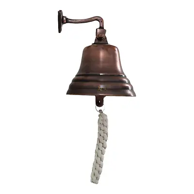 £12.99 • Buy Last Orders Bell Copper Finish Wall Mounted Bell Home Bar Decor Pub Outdoor - 4 