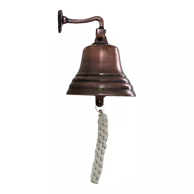 £12.99 • Buy Last Orders Bell Copper Finish Wall Mounted Bell Home Bar Decor Pub Outdoor - 4 