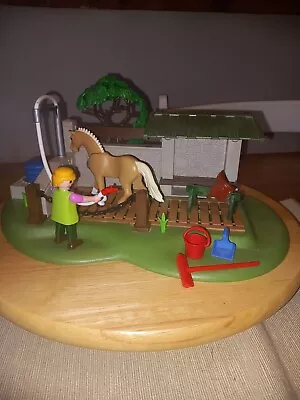 £10 • Buy Playmobil Bundle Horse Wash