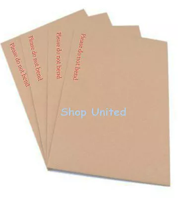 Hard Card Board Back Backed 'please Do Not Bend' Envelopes Manilla Brown  • £14.90