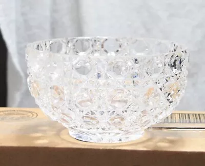 Vintage Crystal 6” Bowl Serving Fruit Salad Nuts Candy • $21.15