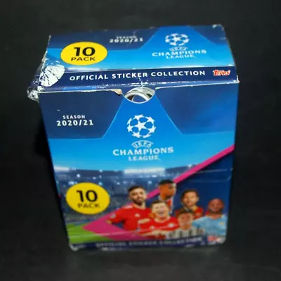 2020/21 Topps UEFA Champions League - 30 Bag Display / 300 Stickers • £7.90