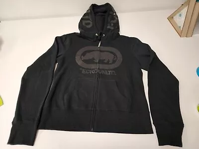 Ecko Red Unltd Black Full Zip Jacket With Hood Size L EUC • $29