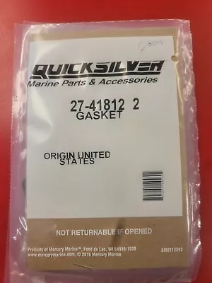 Quicksilver MerCruiser Thermostat Gasket 27-418122 For 525 500 502 525 540  • $13.25