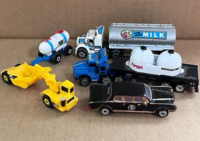 Micro-Machines Presidential Limousine NASA Radioactive Milk Trailer Truck + CAT • $24.99