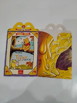 £3.25 • Buy Winnie The Pooh MCDONALDS HAPPY MEAL BOX - Art Toy Collectors Advertising Tigger