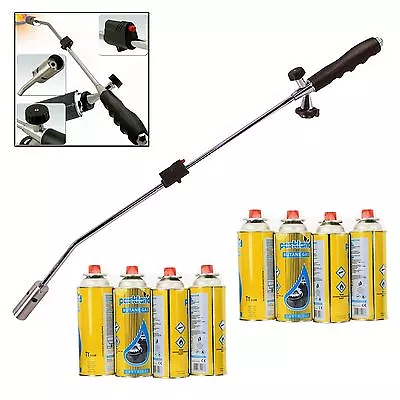 £13.95 • Buy Gas Burner Blaster Weed Wand Blowtorch Garden Torch Weeds Killer & Gas Refills