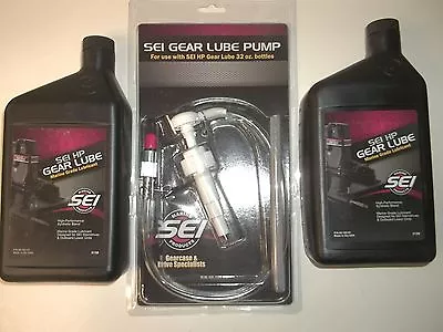 Mercruiser Outdrive Drive Gear Lube Oil 2 Quarts & Pump Mercury Alpha One BRAVO • $45