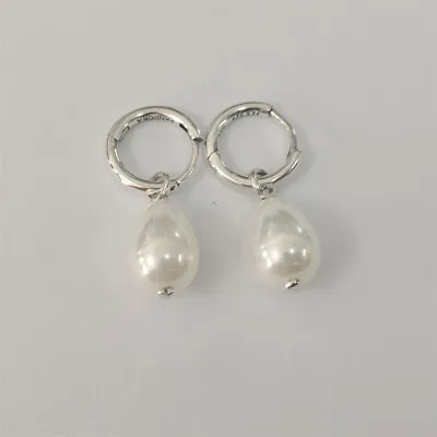 Pearl  Earrings Pandora Silver Earrings • £26.90