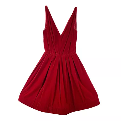 Z Spoke By Zac Posen Velvet Dress - Red  X-Small • $45