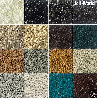 £4.02 • Buy M5 / 5mm DRILL HOLE COVER CAPS BLANKING HOLEFIX FURNITURE BROWN WHITE BLUE BLACK