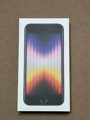 Apple IPhone SE 2022 3rd Gen 64GB - BOX & CABLE ONLY- Midnight • $7.99