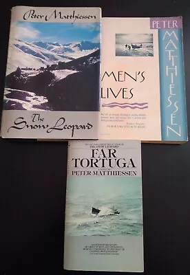 Peter Matthiessen Lot Of 3 The Snow Leopard Men's Lives Far Tortuga • $12