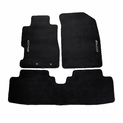 Fit For 01-05 Honda Civic Black Nylon Floor Mats Front Rear Carpets W/ Mugen • $58.99