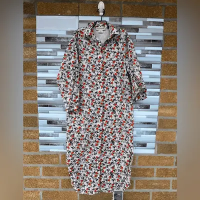 BY MALENE BIRGER Multi-Colour Floral-Print Midsultry Maxi Dress 32/large • $88