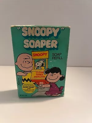 Kenner Snoopy Soaper Dispenser Original Box Ivory Sealed Vintage 1975 • $14.99