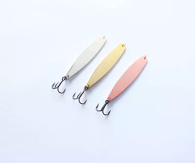 308 ICE FISHING SPOON From SHARK Galvanic 304060mmMaruto VMC Hook • $4.50