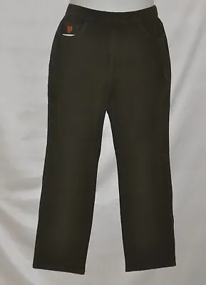 Quacker Factory Regular DreamJeannes Straight Leg Pants Size S Olive • $18.19