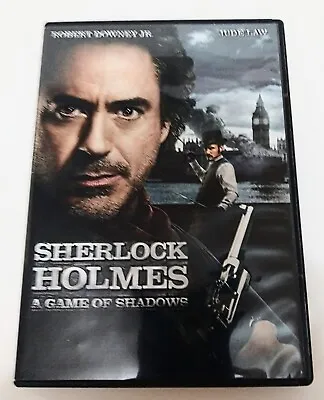 Sherlock Holmes - A Game Of Shadows (DVD) Robert Downey Jr. -LIKE NEW • $5