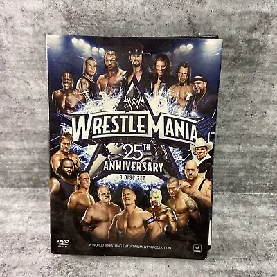 WWE - WRESTLEMANIA 25TH ANNIVERSARY - DVD - Region 1 NTSC • £11.87