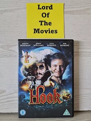 Hook (DVD 1991) Robin Williams {Peter Pan Family Fantasy} Julia Roberts [R2] U • £3.99