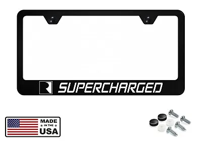 Roush Supercharged Stainless Steel License Plate Frame For Mustang & F-150 Truck • $19.95