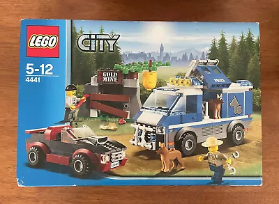 Lego City 4441 Police Dog Van Gold Mine Robber - New Sealed. • $100