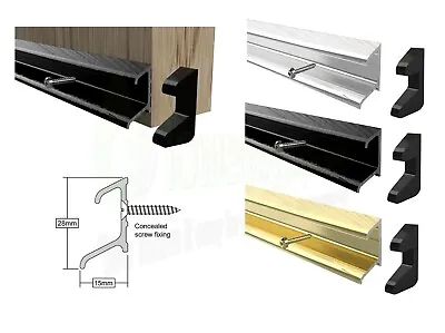 Double Fin Door Rain Deflector Seal Water Weather Bar Drip Board UPVC Timber • £11.99