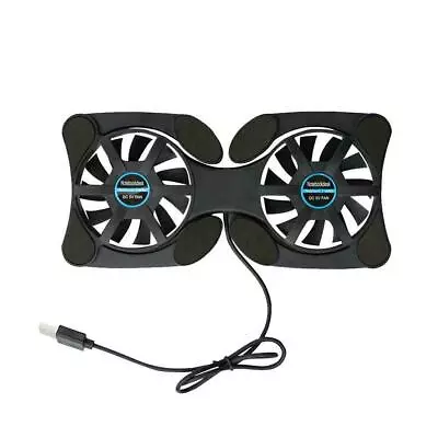 Foldable Mini Notebook Cooler Laptop USB Double Cooling Computer Fan Stand X8T7 • $5.14