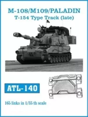 Friulmodel 1/35 US M-108/M109/Paladin T-154 Type Individual Track Links ATL-140 • $39.99