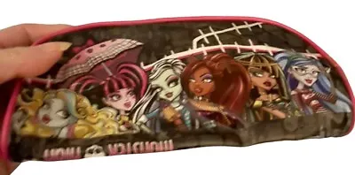 Monster High Pencil Case New Including Colored Pencils 10 Inches Long • $15