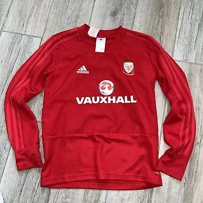 Wales 2017 National Team Training Football Long Sleeve Soccer Jacket • £4