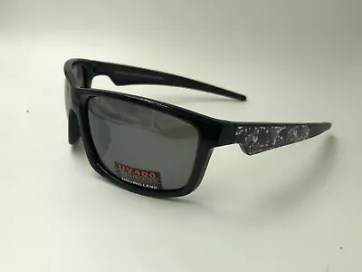 Maxx HD Sunglasses Retro 2.0  TR90 HDP Black/Smoke Skull Fishing Golf Polarized • $18.59