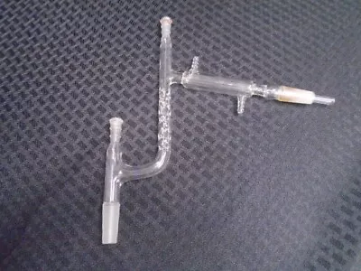 Lab Glass 10/30 & 19/40 Vigreux Distillation Head And Column 7.6mm OD Sidearms • $154.99