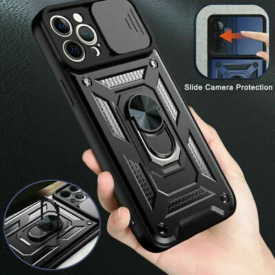 Shockproof 360° Ring Phone Case For Apple IPhone 15 14 12 Pro Max 11 XS XR 8 7 + • £6.99