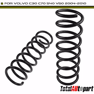 2Pcs Coil Spring For Volvo S40 2004-2011 Rear Driver & Passenger 30666220 2.4L • $41.69