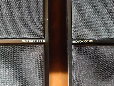 B&O CX100 Black  Beovox Speakers. Amazing Sound. New Drive Surrounds • £165