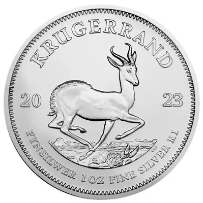 2023 South Africa Silver Krugerrand Coin 1  Fine Silver- In Stock • $26.98