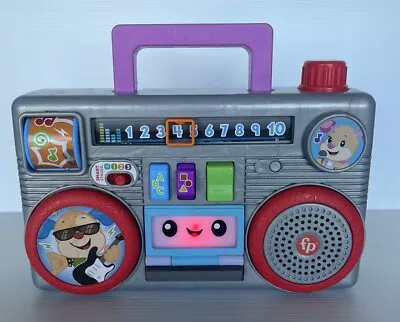 Fisher Price LAUGH N LEARN BOOM BOX ENGLISH VERSION Baby Activity Toy  • $14.99