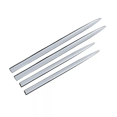 Chrome Door Body Moulding Trim Strips Protector Cover Universal Accessories 4PCS • $35.70