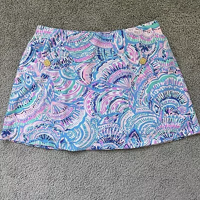 Lilly Pulitzer Madison Skort Floral Print Size S Knit New Without Tags • $24.98