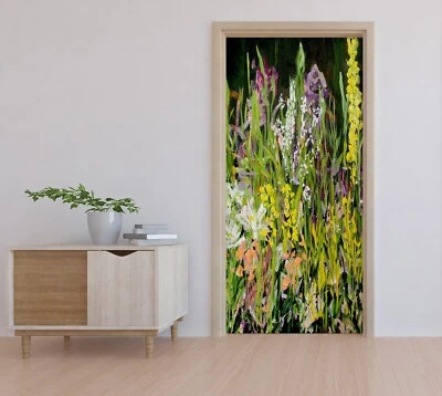 £84.77 • Buy 3D Flowers Clusters A250 Door Wall Mural Photo Wall Sticker Decal Allan P Sinsin